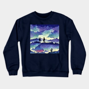 Dreamy cloud valley Crewneck Sweatshirt